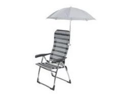 Bo-Camp Stoelparasol Universeel Ø 106cm Grijs
