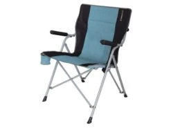 Eurotrail Vouwstoel Arras Staal Blauw-zwart