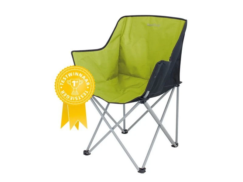 Eurotrail Vouwstoel Kampala Lime-Zwart - Afbeelding 2