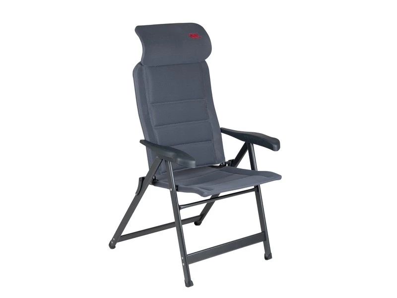 Crespo Kampeer Standen Stoel Ap-237 Air-deluxe Compact Grijs Kleur 86