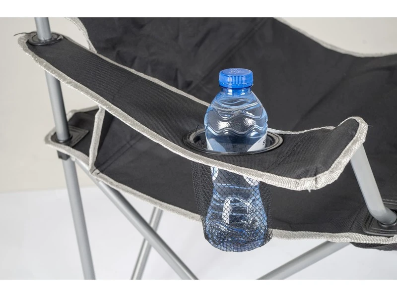 Camp Gear Stoel Opvouwbaar Zwart - Afbeelding 4