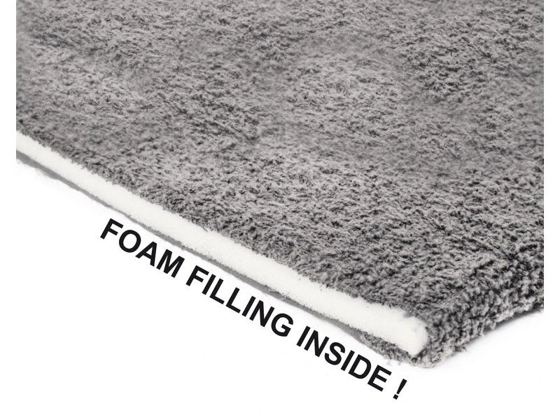 Bo Camp Badstof Stoelhoes Gepolsterd L Donker Grijs - Afbeelding 2