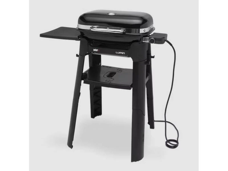 Weber Elektrische Barbecue Lumin Compact Black Met Stand - Afbeelding 2