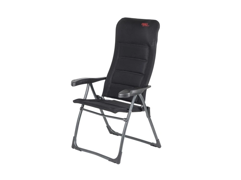 Crespo Kampeer Standen Stoel Ap-215 Air-deluxe Zwart Kleur 80 - Afbeelding 2