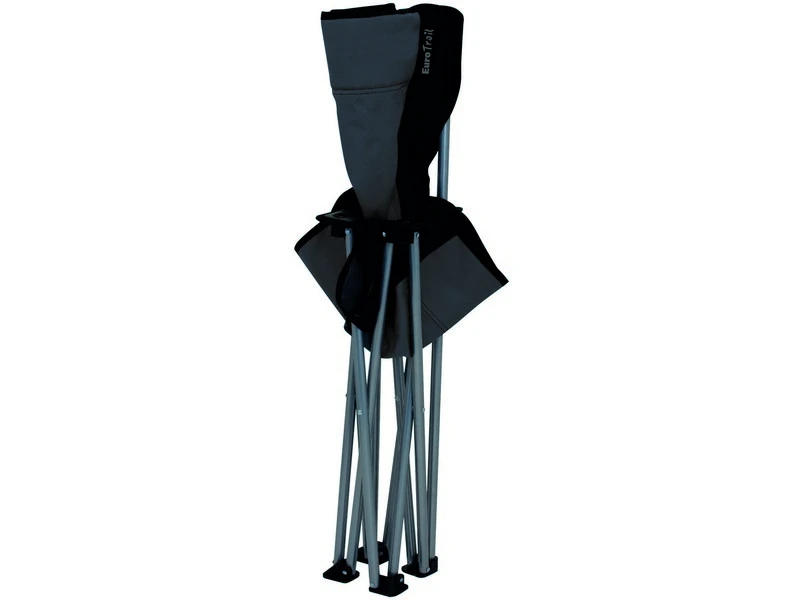 Eurotrail Vouwstoel Milon Staal Grijs-Zwart - Afbeelding 2