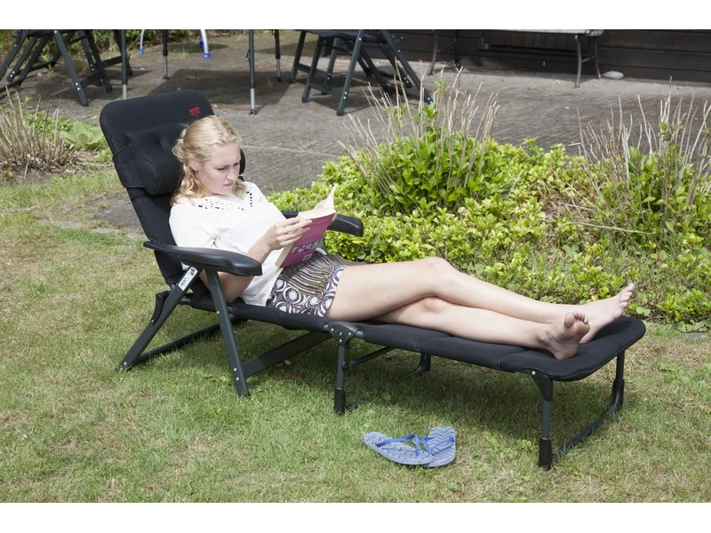 Crespo Zit Ligstoel Ap-233 Air-deluxe Zwart Kleur 80 - Afbeelding 6