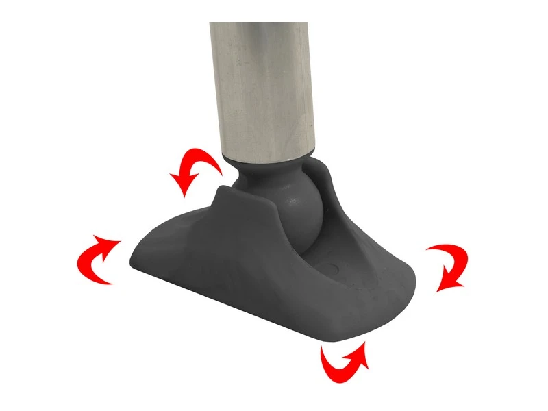 Crespo Kampeer Tafel AP-245 Zwart Kleur 89 - Afbeelding 5