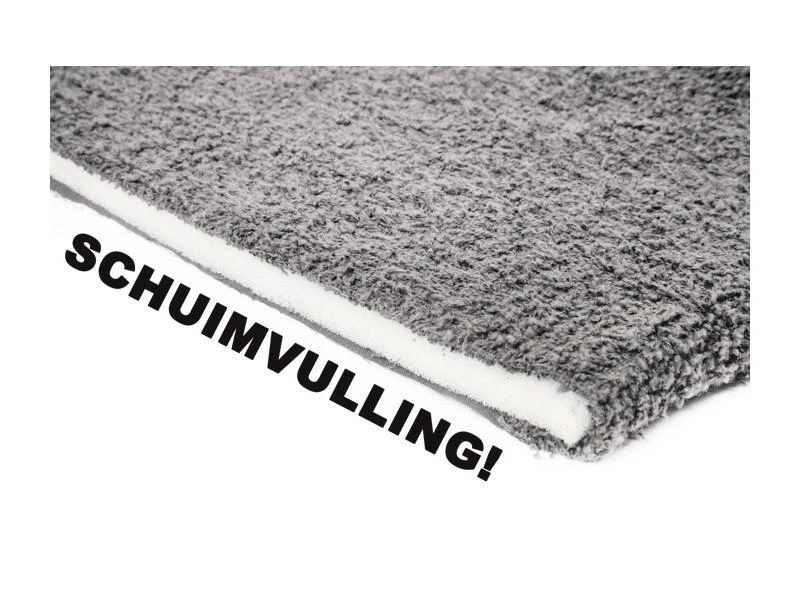 Bo Camp Badstof Stoelhoes Gepolsterd L Licht Grijs - Afbeelding 2