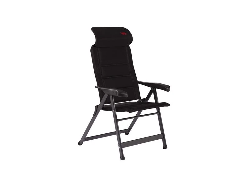 Crespo Kampeer Standen Stoel Ap-235 Air-deluxe Compact Zwart Kleur 80